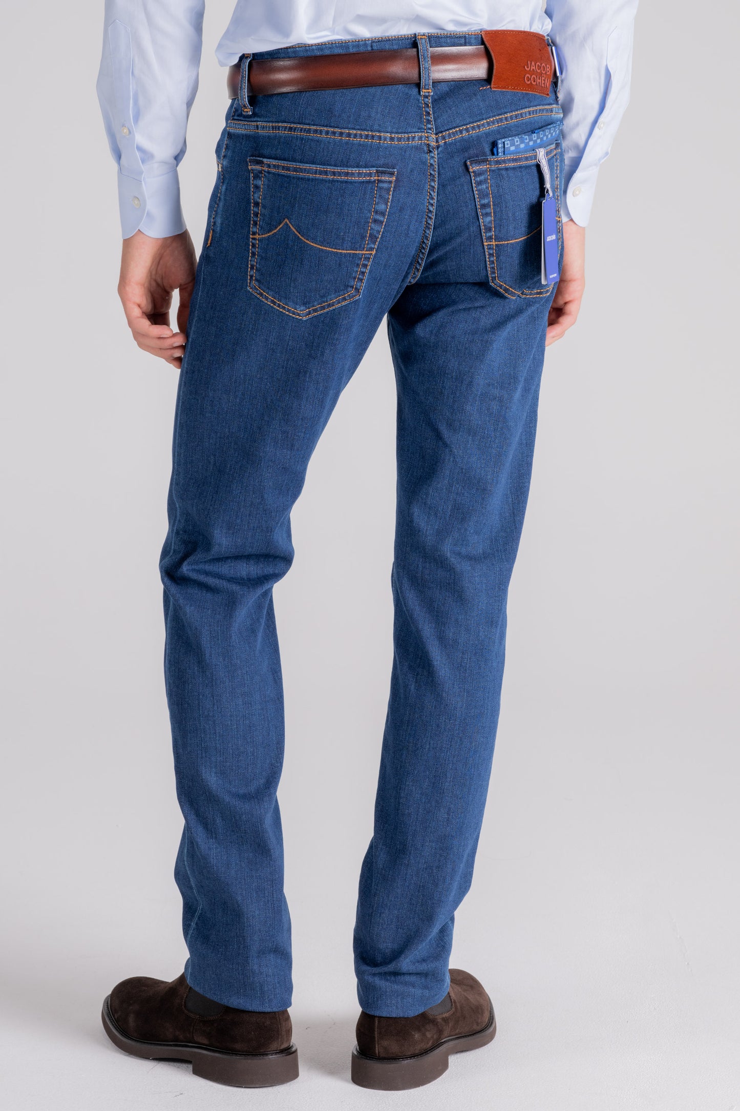  Jacob Cohen Jeans Nick Cotton/elastane Blue Blu Uomo - 4