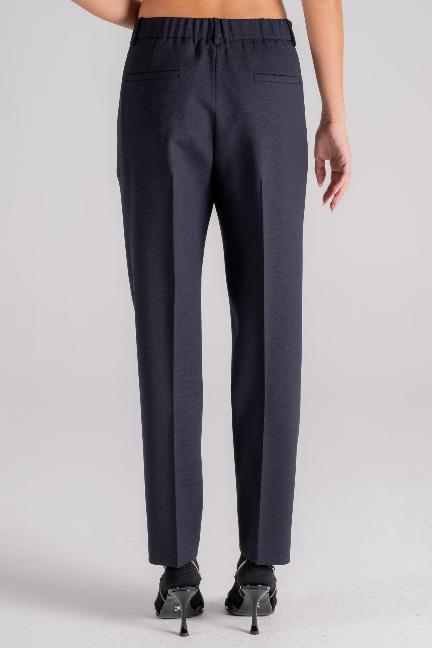  Incotex Virgin Wool/elastane Trousers Blu Donna - 3