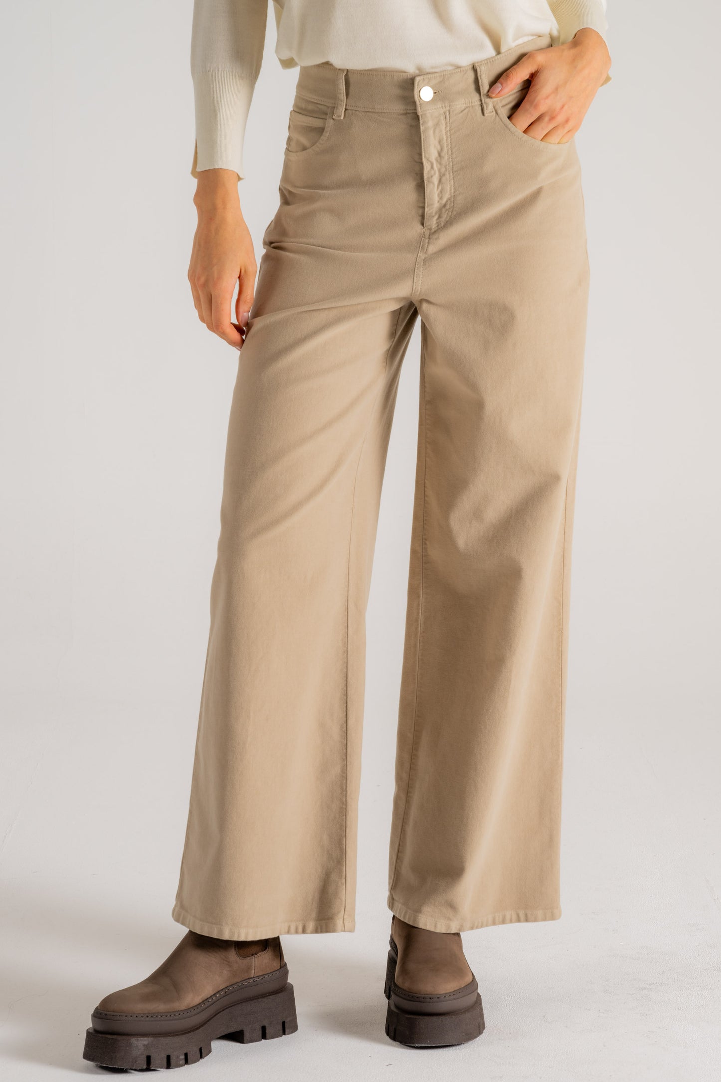  Incotex Pantalone Beige Donna - 1