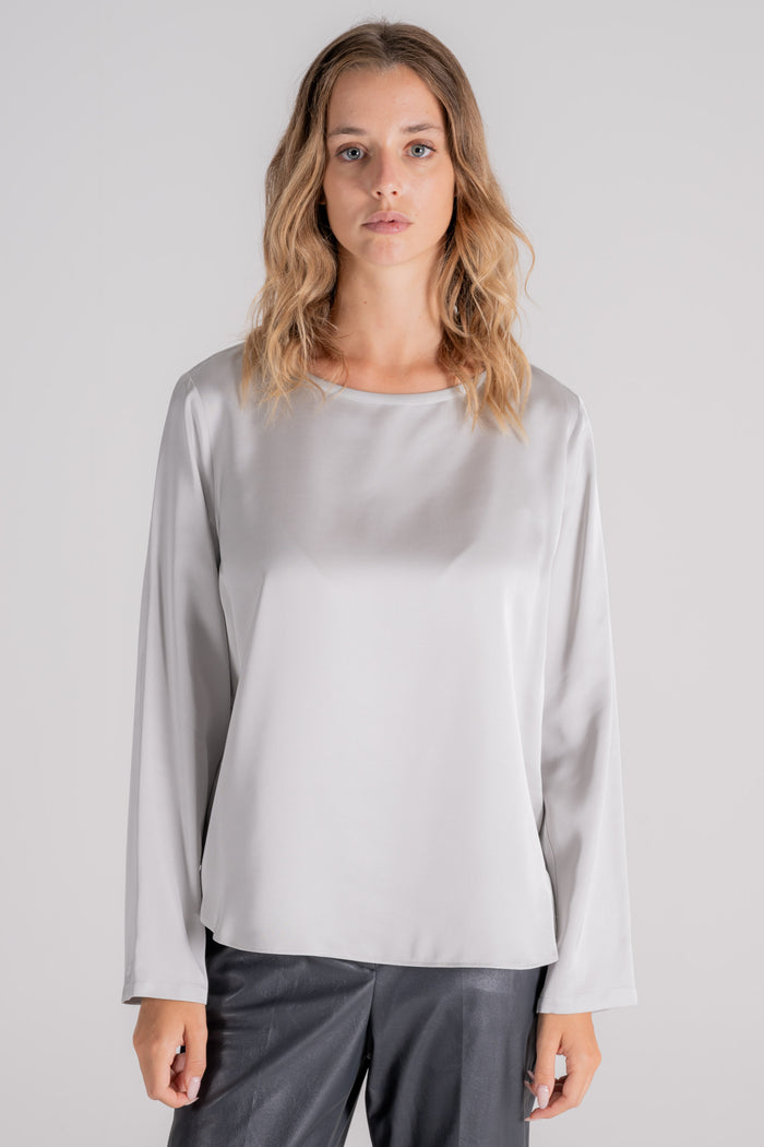 Glanshirt Camicia Grigio Viscosa