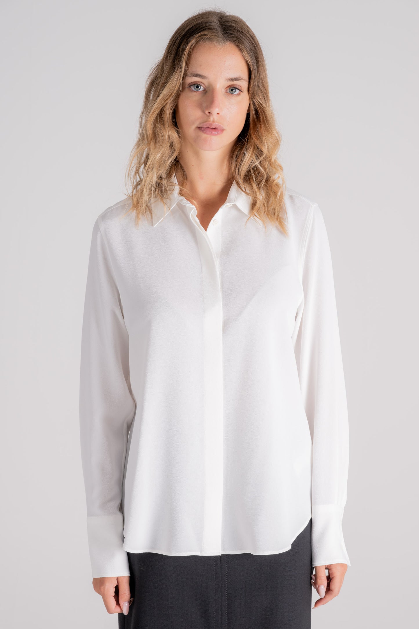  Glanshirt Beige Shirt In Acetate/silk Bianco Donna - 1