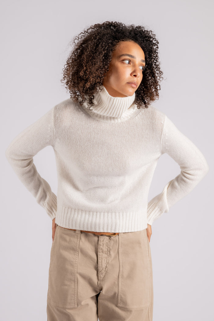 Be You Turtleneck 100% WS White-2