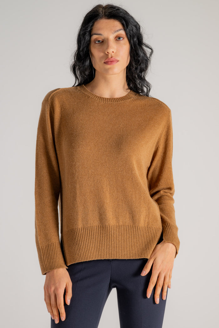 Be You Maglia Giocollo Beige Donna