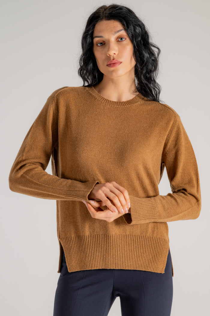 Be You Maglia Giocollo Beige Donna-2