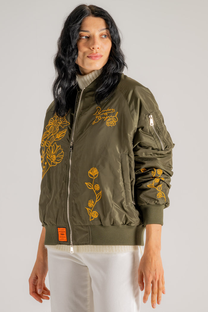 Bombers-w Bomber Verde Donna-2