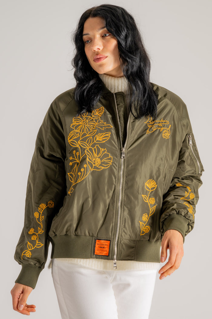  Bombers-w Bomber Verde Verde Donna - 3