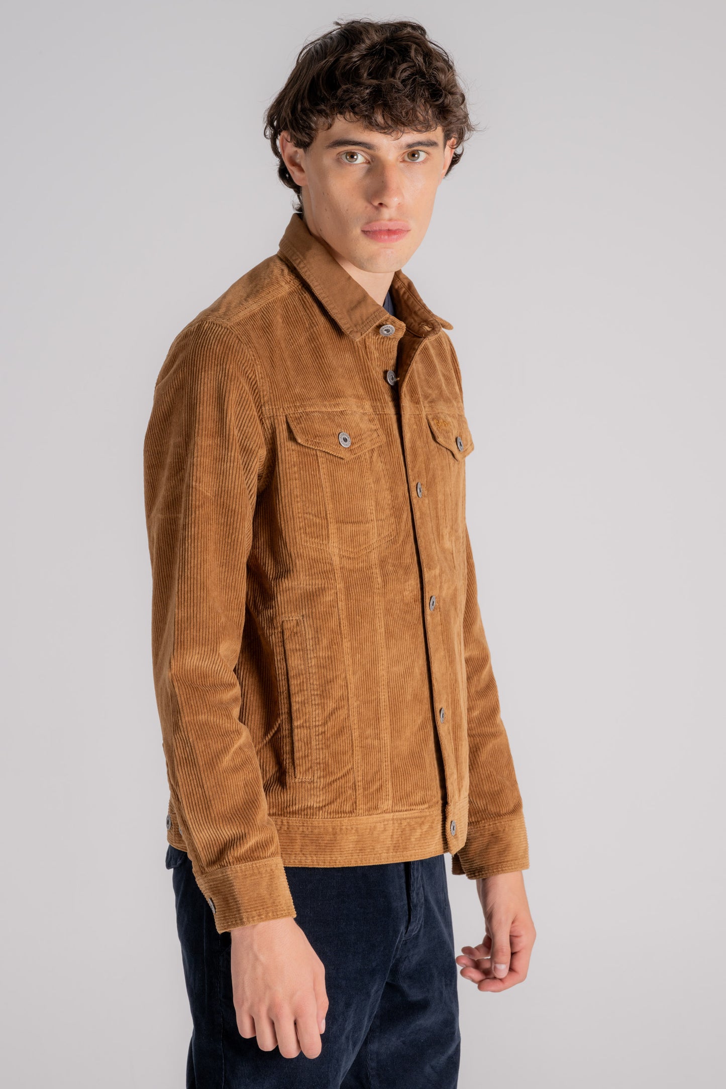  Barbour Wax Jacket Ogston In Cotton/elastane Marrone Uomo - 5