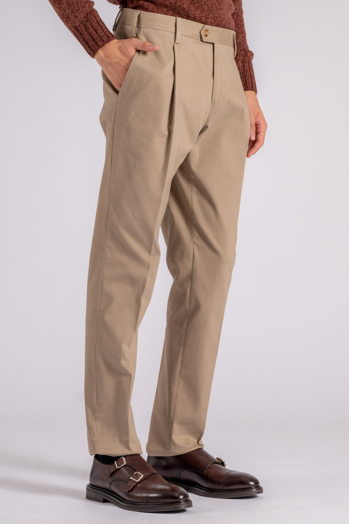  Lardini Multicolored Pants Cotton/elastane Beige Uomo - 3