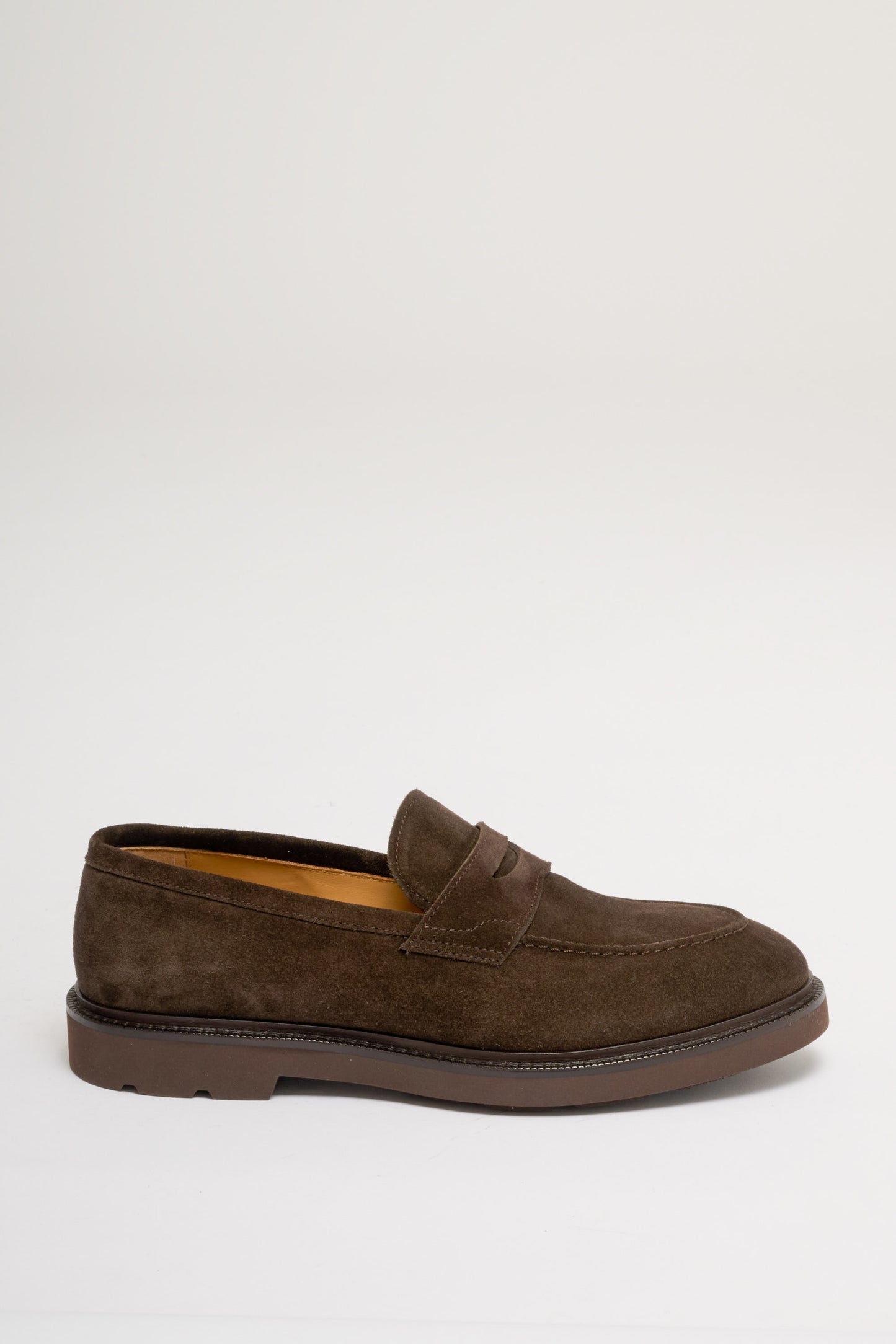  Henderson Baracco Modica Suede Loafers Brown Marrone Uomo - 1