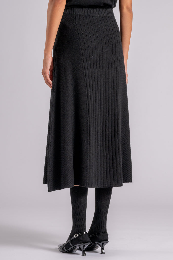  D.exterior D. Exterior Skirt Cashmere/viscose/wool/polyamide Black Nero Donna - 4