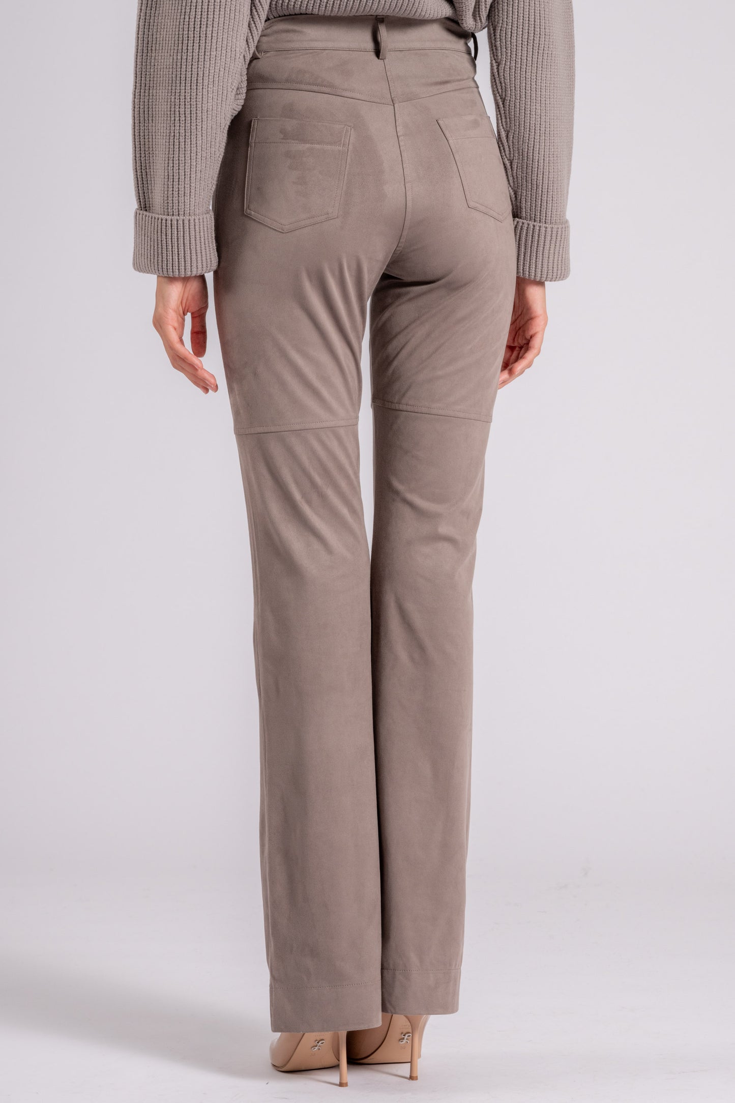  D.exterior D. Exterior Pantalone Eco Daino 90% Poliestere 10% Elastam Beige Beige Donna - 4