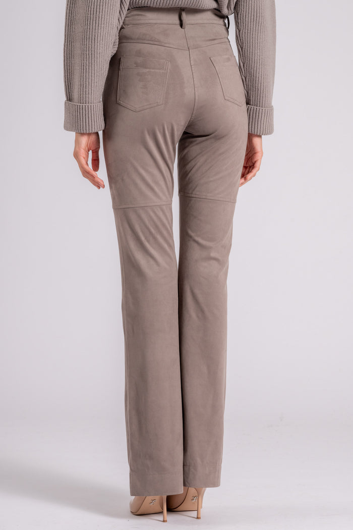  D.exterior D. Exterior Pantalone Eco Daino 90% Poliestere 10% Elastam Beige Beige Donna - 4