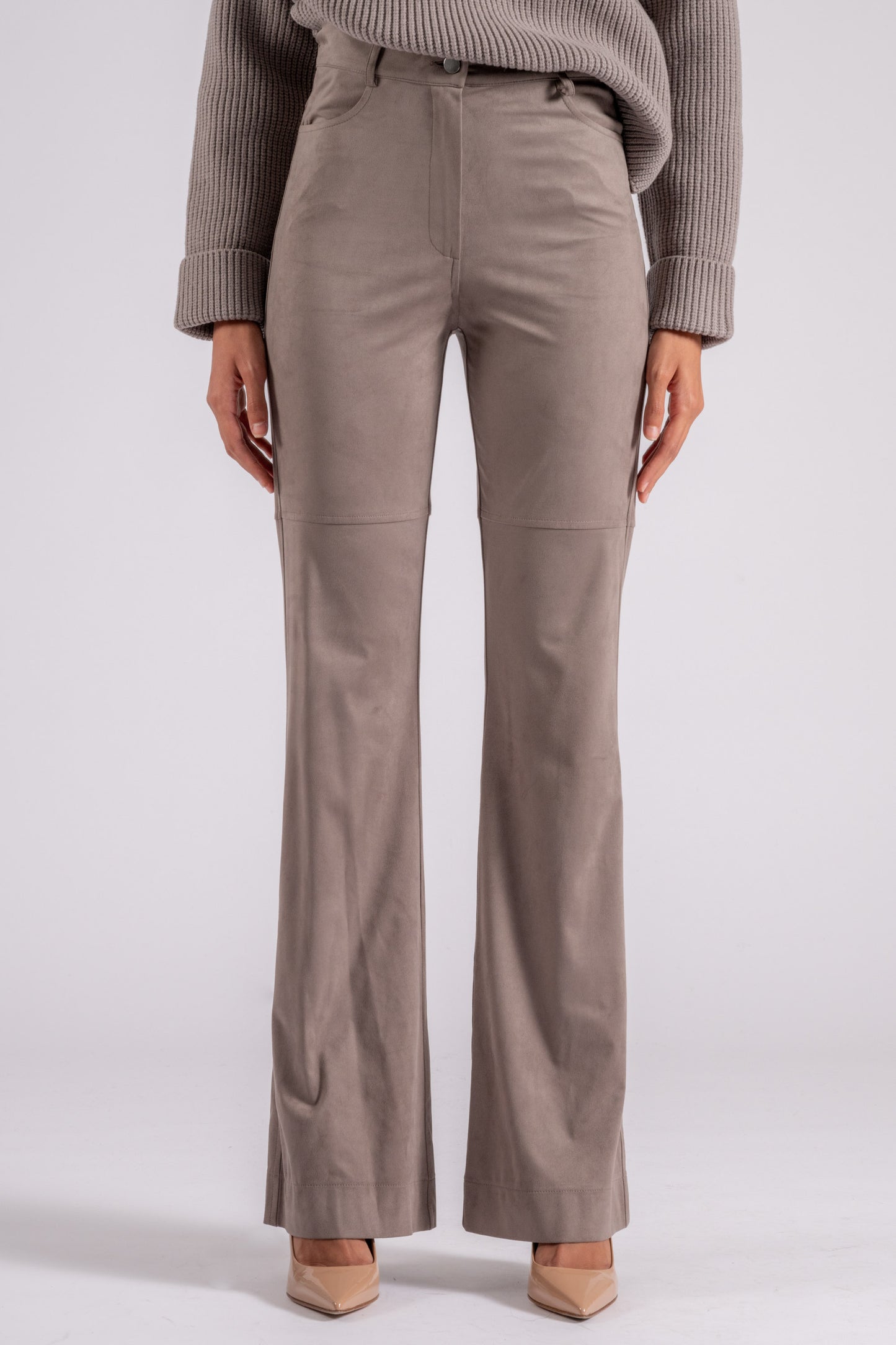  D.exterior D. Exterior Pantalone Eco Daino 90% Poliestere 10% Elastam Beige Beige Donna - 5