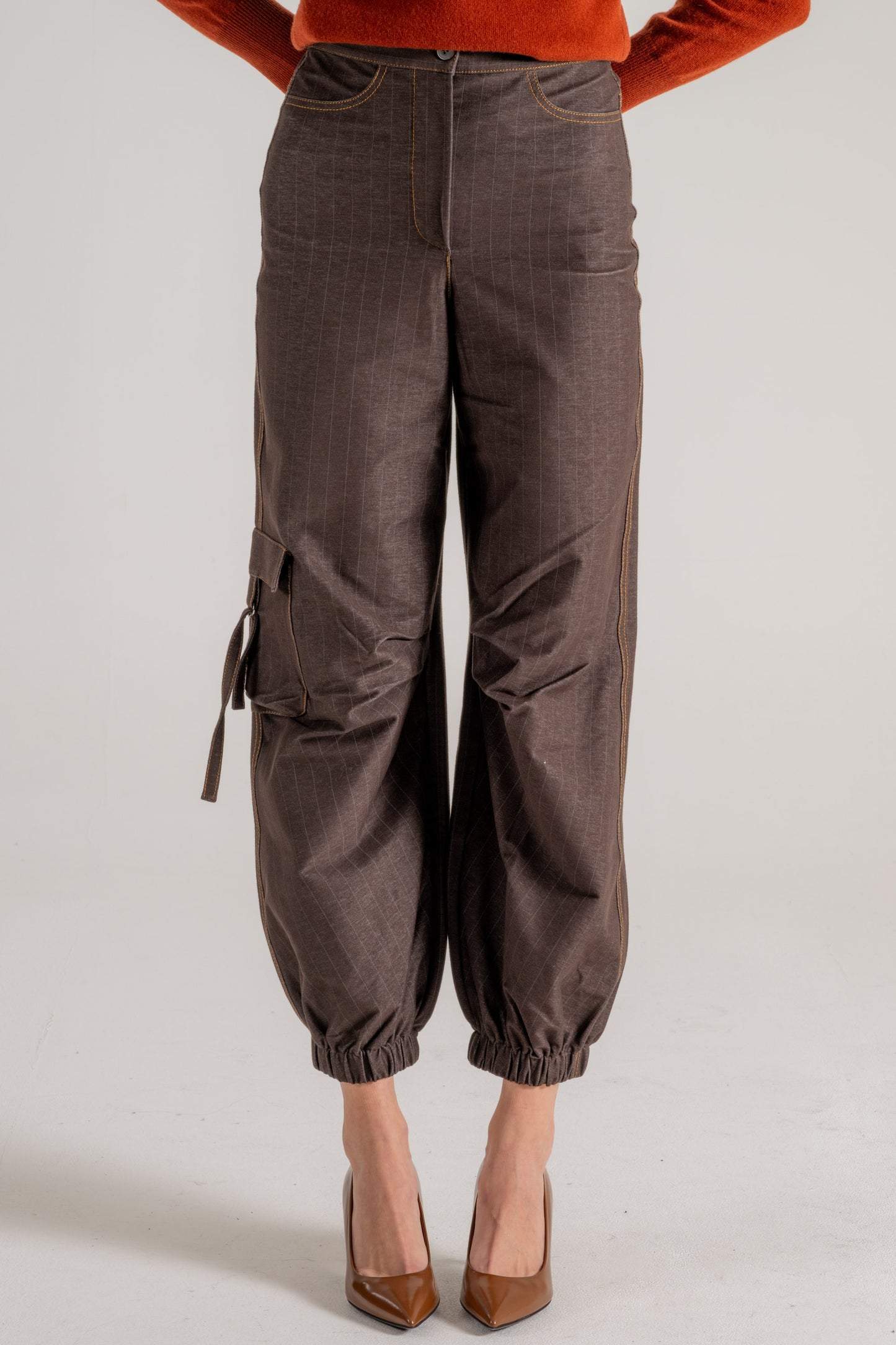  Max Mara Leisure Pantalone Marrone Donna - 1