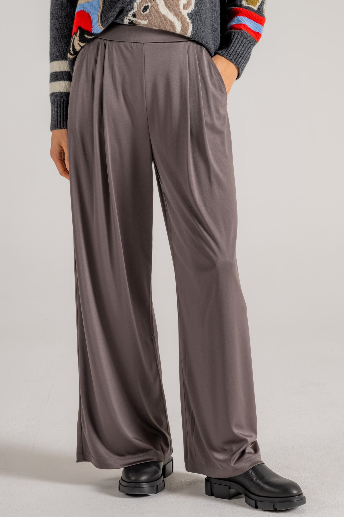  Max Mara Leisure Pantalone Marrone Donna - 2