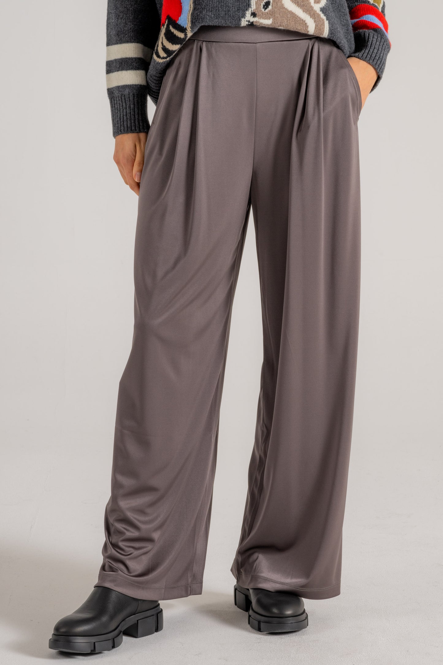  Max Mara Leisure Pantalone Marrone Donna - 4