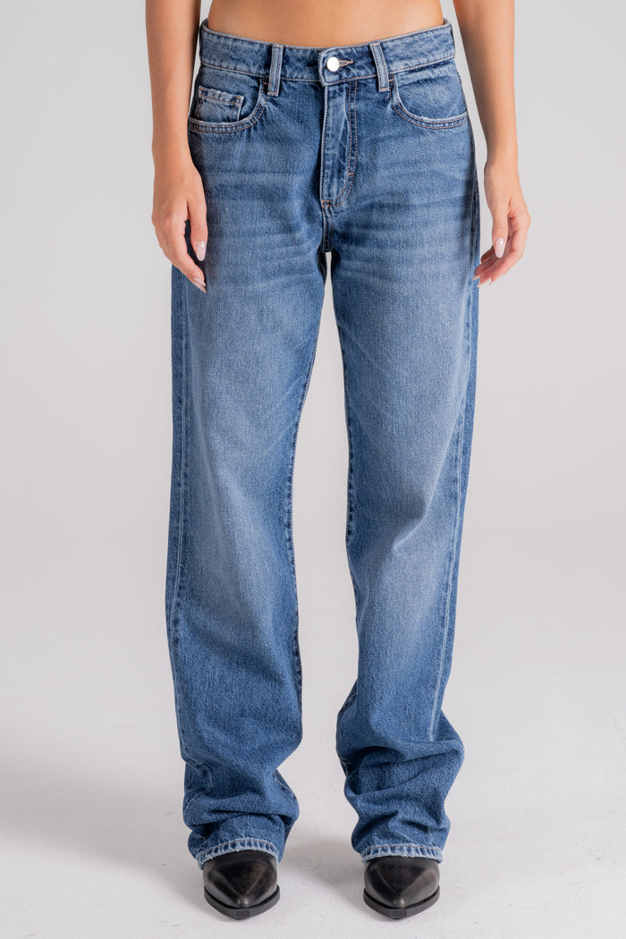 Icon Denim Jeans 5-Pocket Cotton Blue