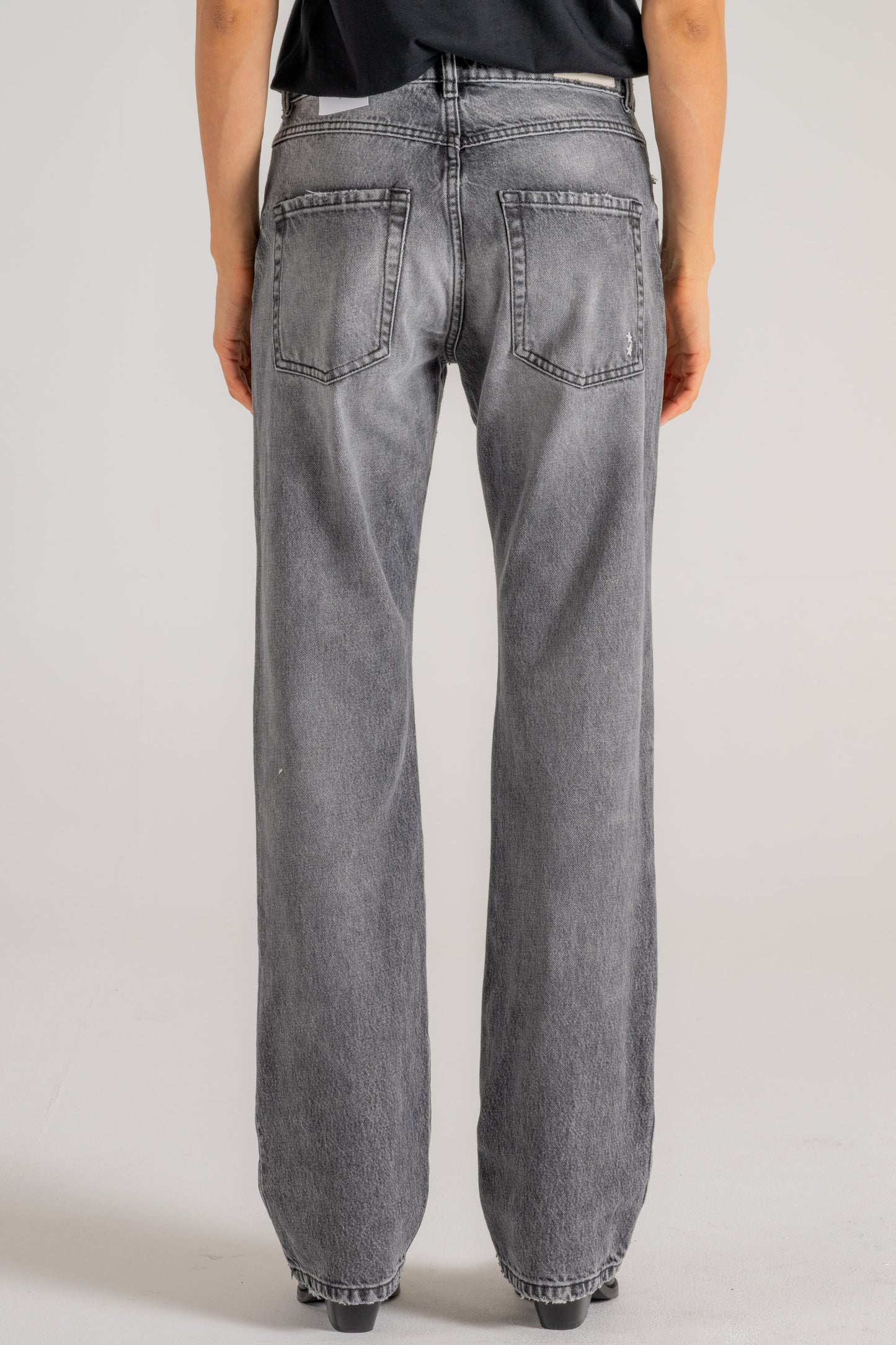  Icon Denim Jeans Grigio Donna - 5