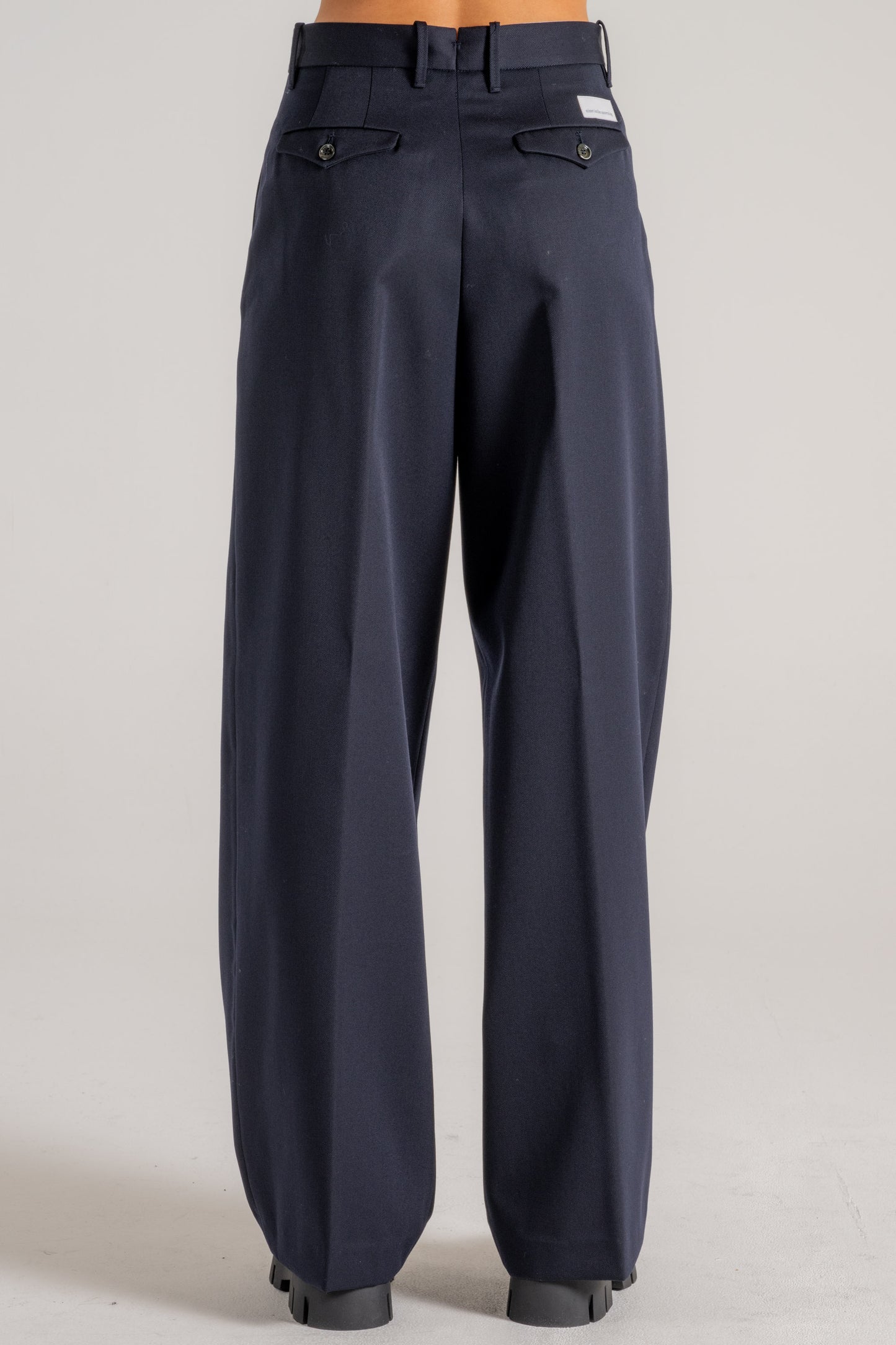  Nine In The Morning Pantalone Palazzo Blu Blu Donna - 4