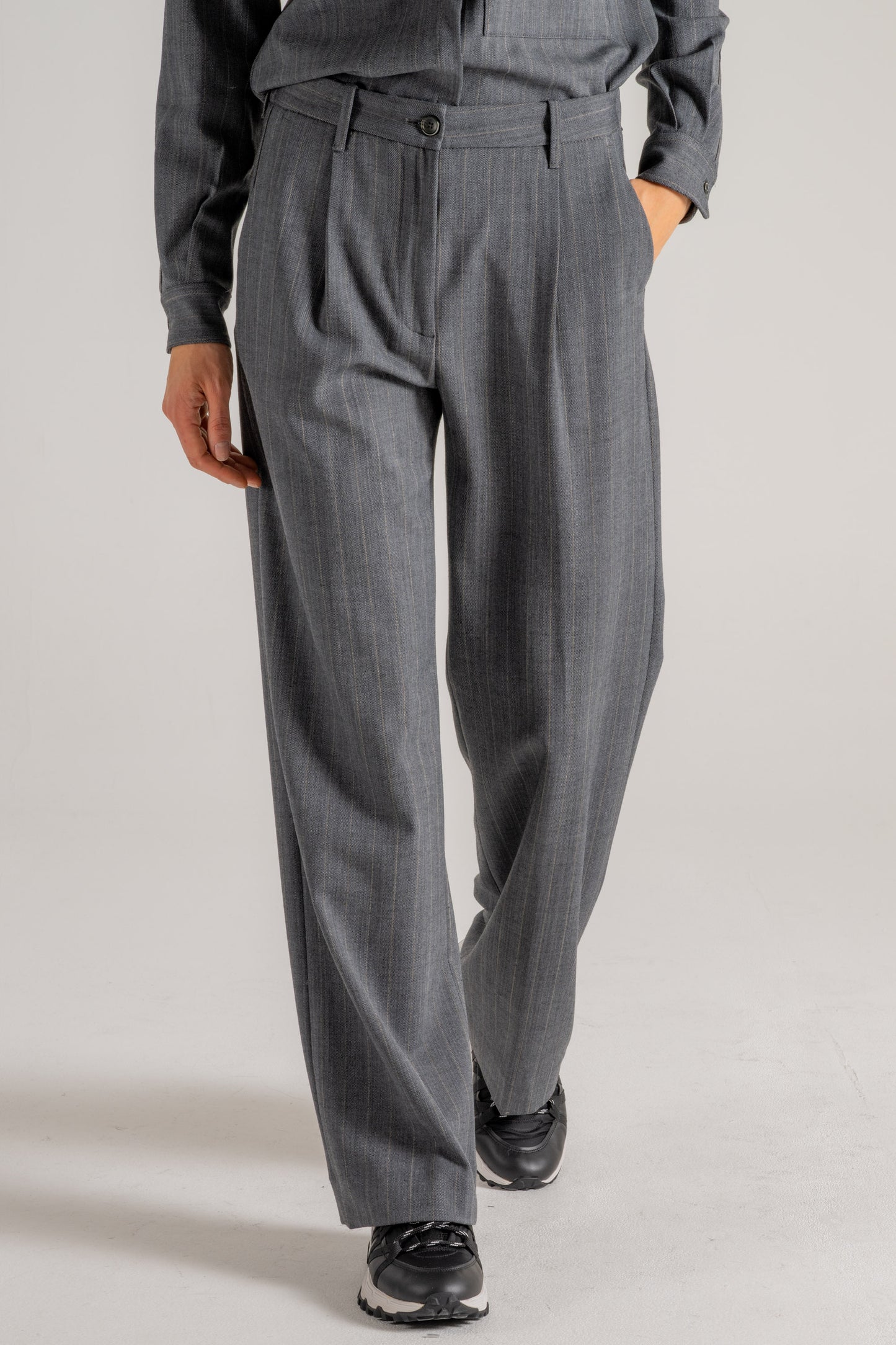  Nine In The Morning Pantalone Coulisse Grigio Grigio Donna - 2