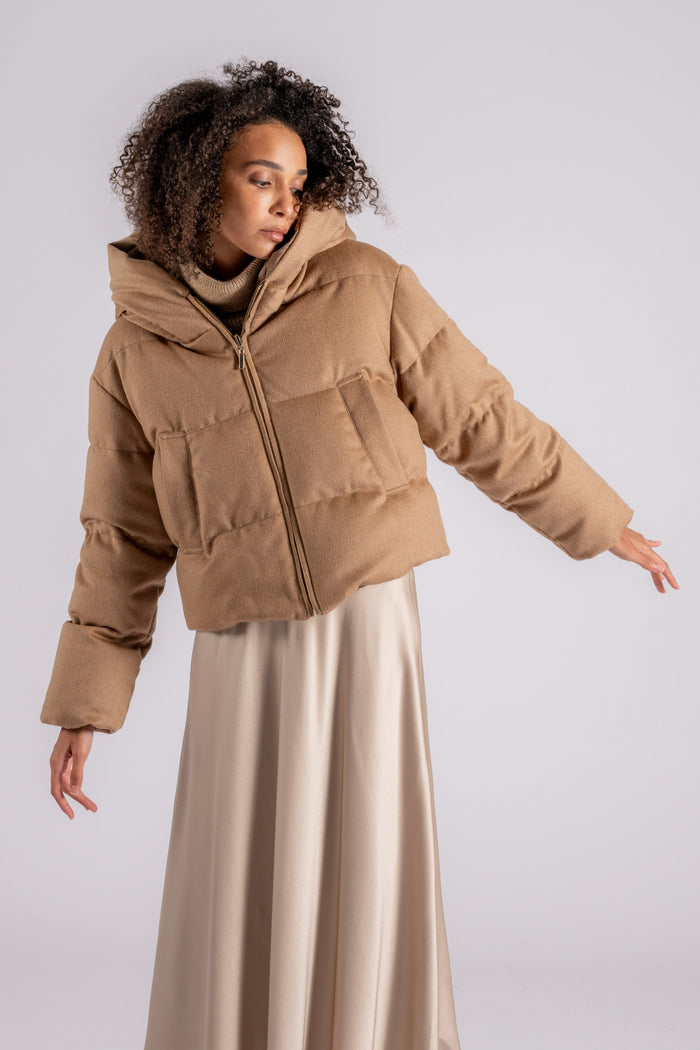 Max Mara The Cube Jacket 100% Camel Beige-2