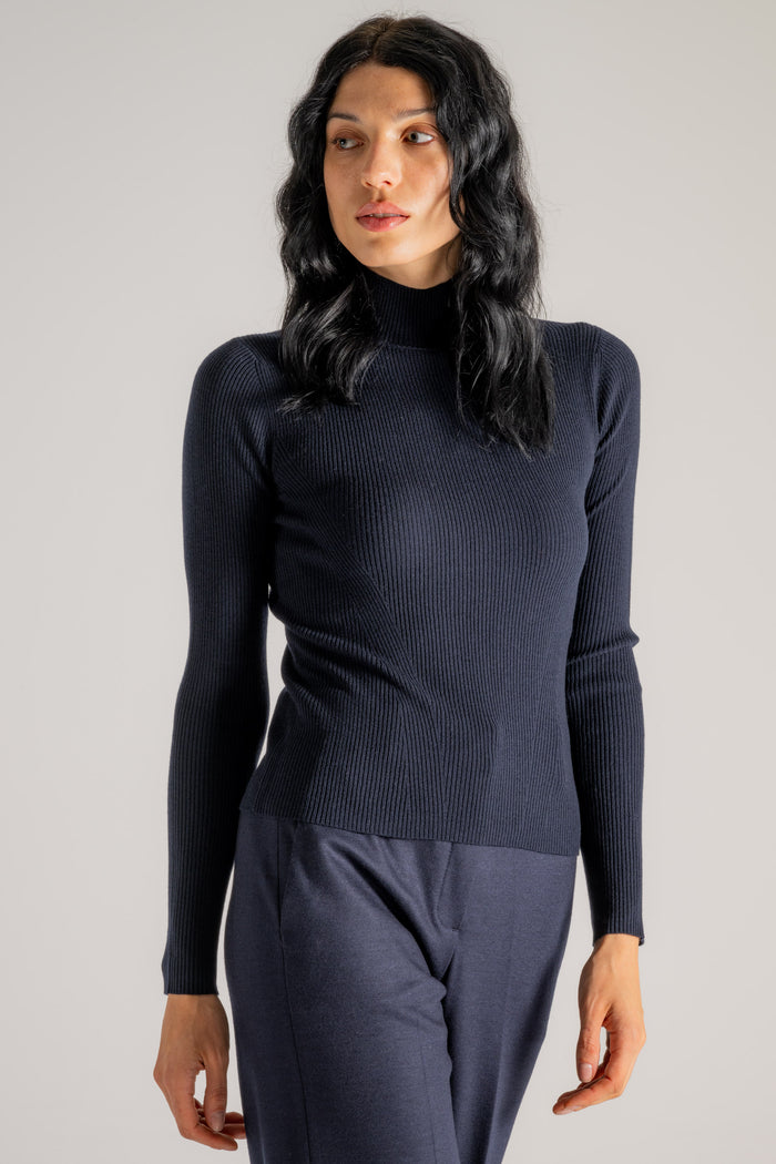  Max Mara Weekend Maglia Blu Blu Donna - 4