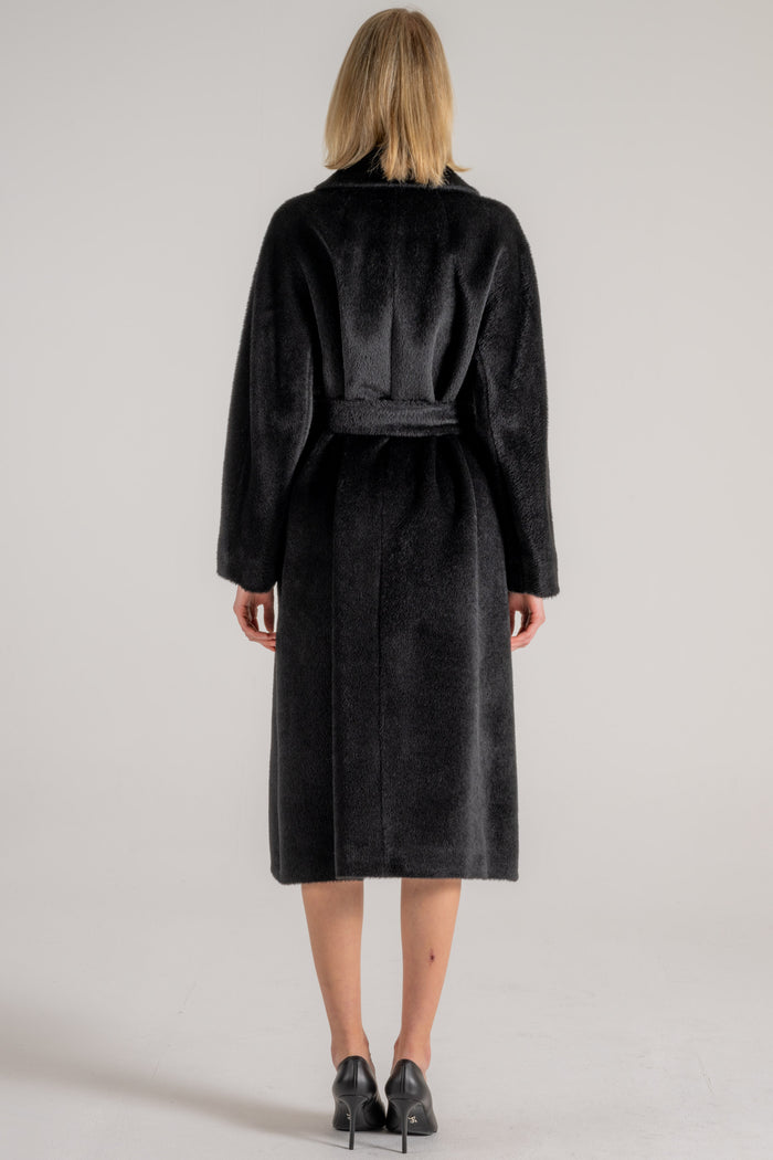  Max Mara S Cappotto Nero Nero Donna - 4