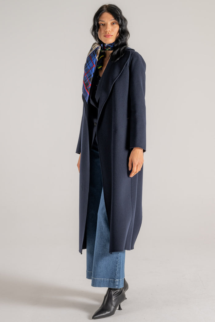  Max Mara S Cappotto Blu Blu Donna - 3