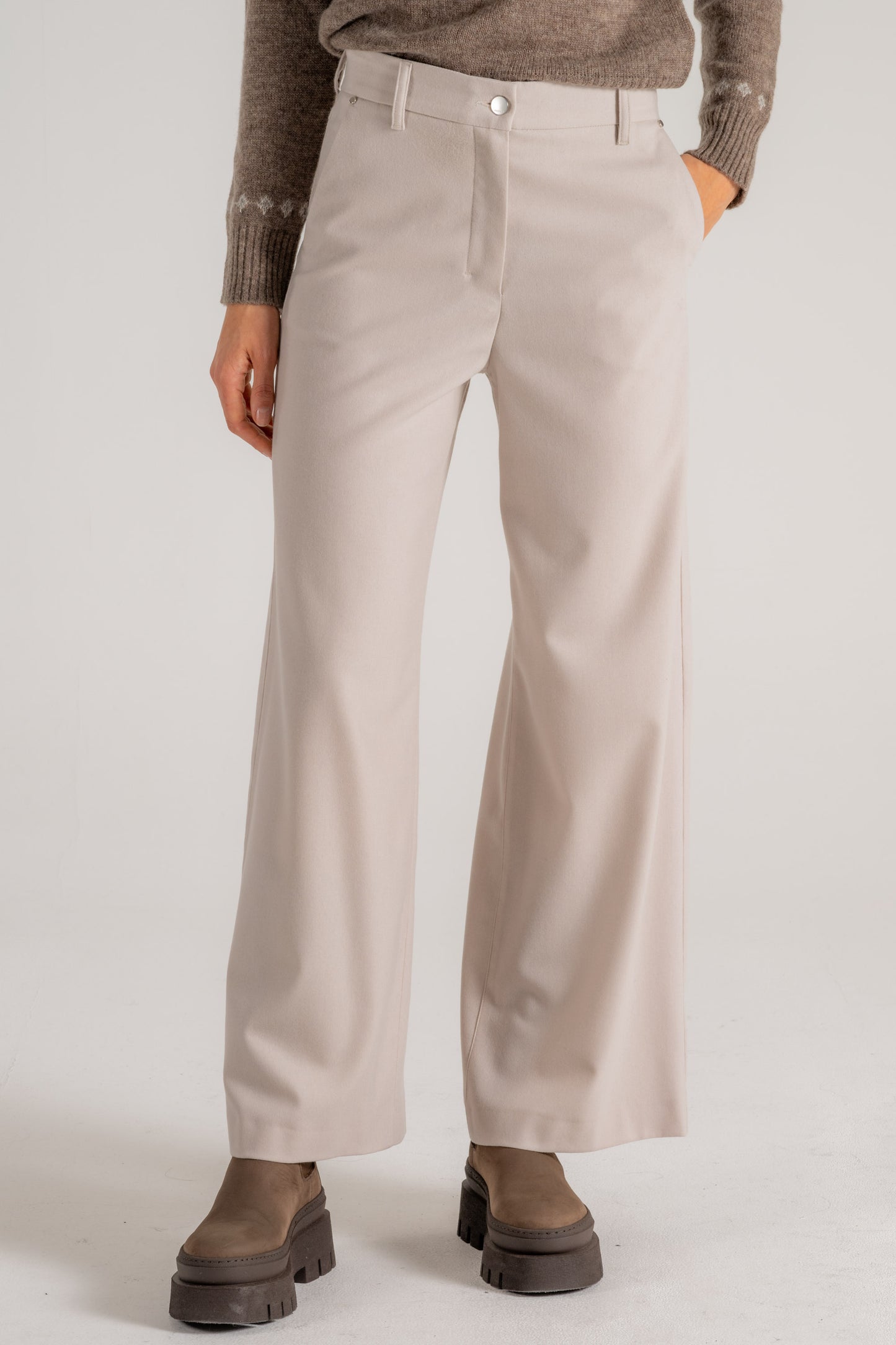  Max Mara S Pantalone Beige Beige Donna - 1