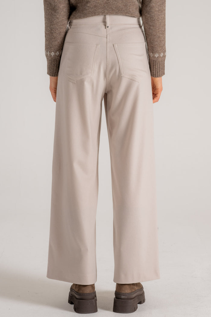  Max Mara S Pantalone Beige Beige Donna - 4