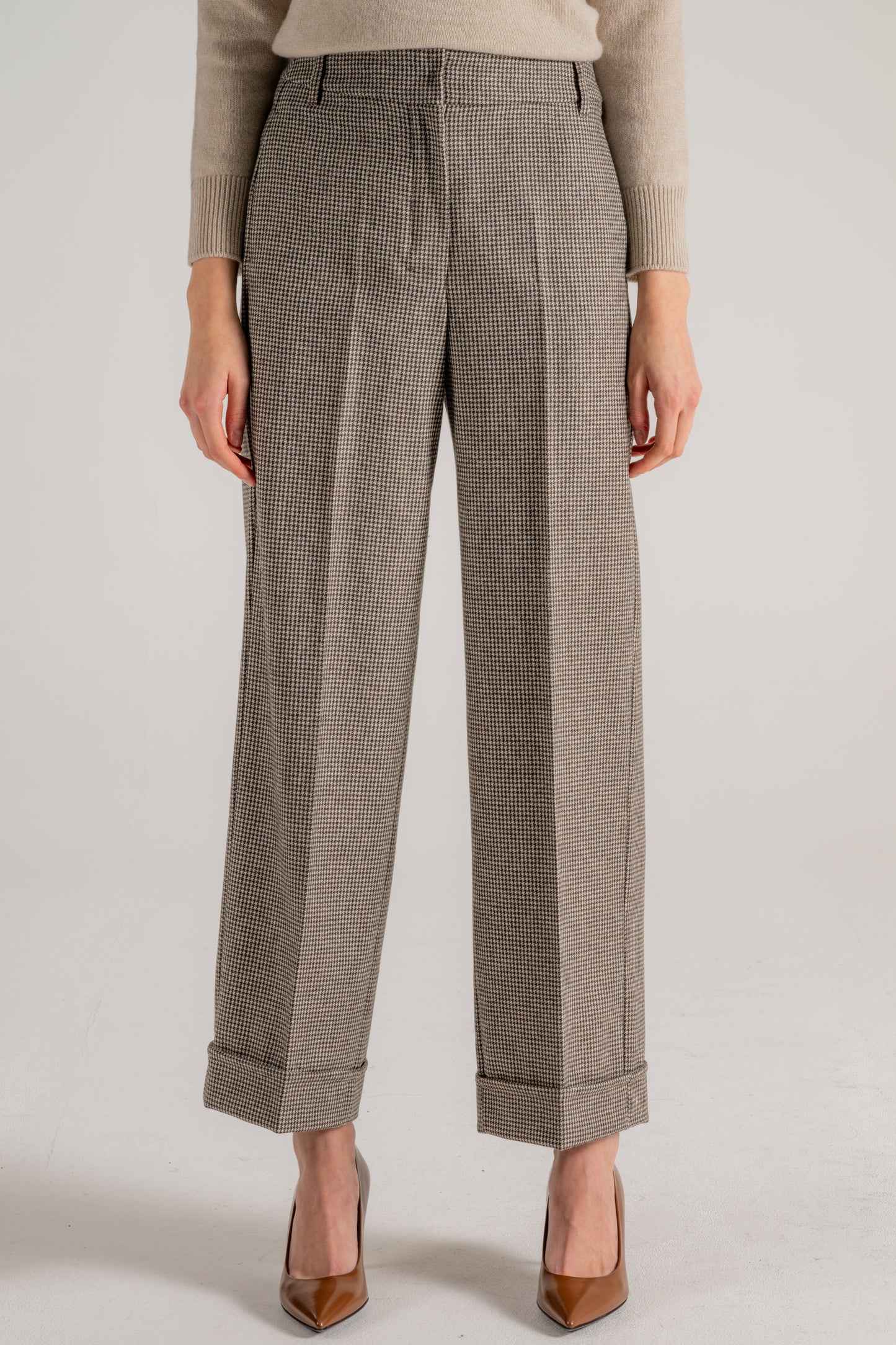  Max Mara S Pantalone Marrone Marrone Donna - 1