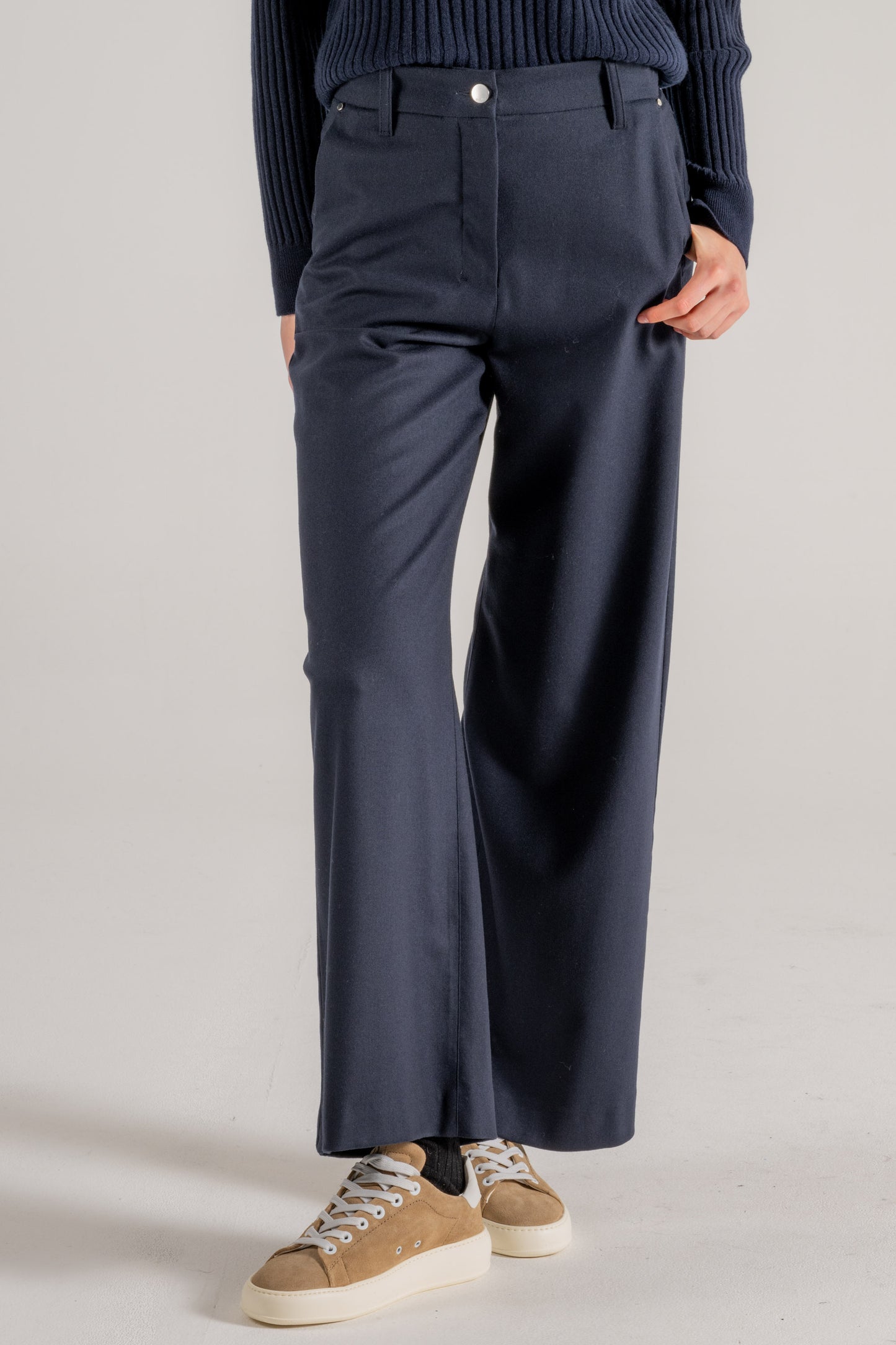  Max Mara S Pantalone Blu Blu Donna - 2