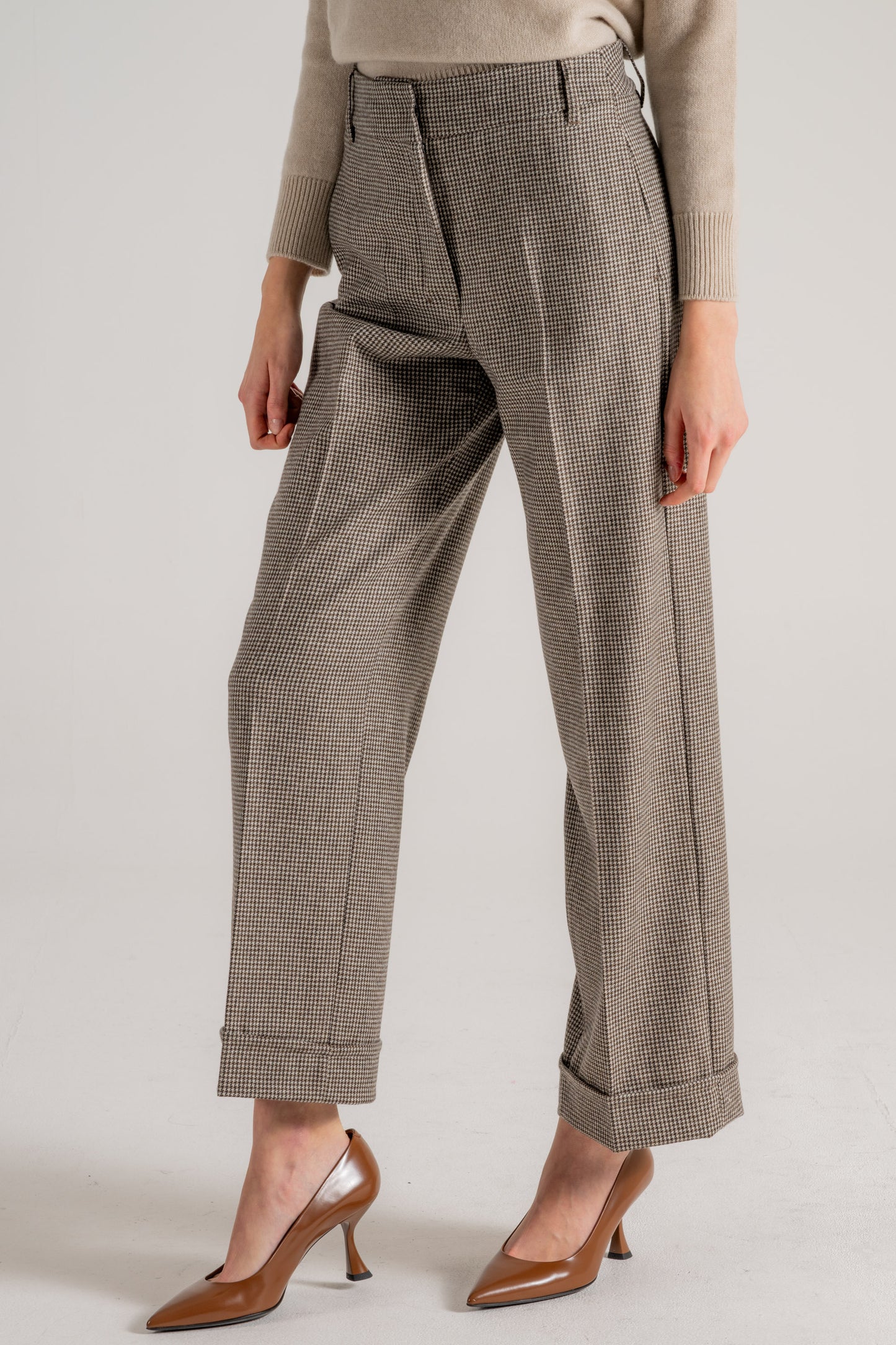  Max Mara S Pantalone Marrone Marrone Donna - 2