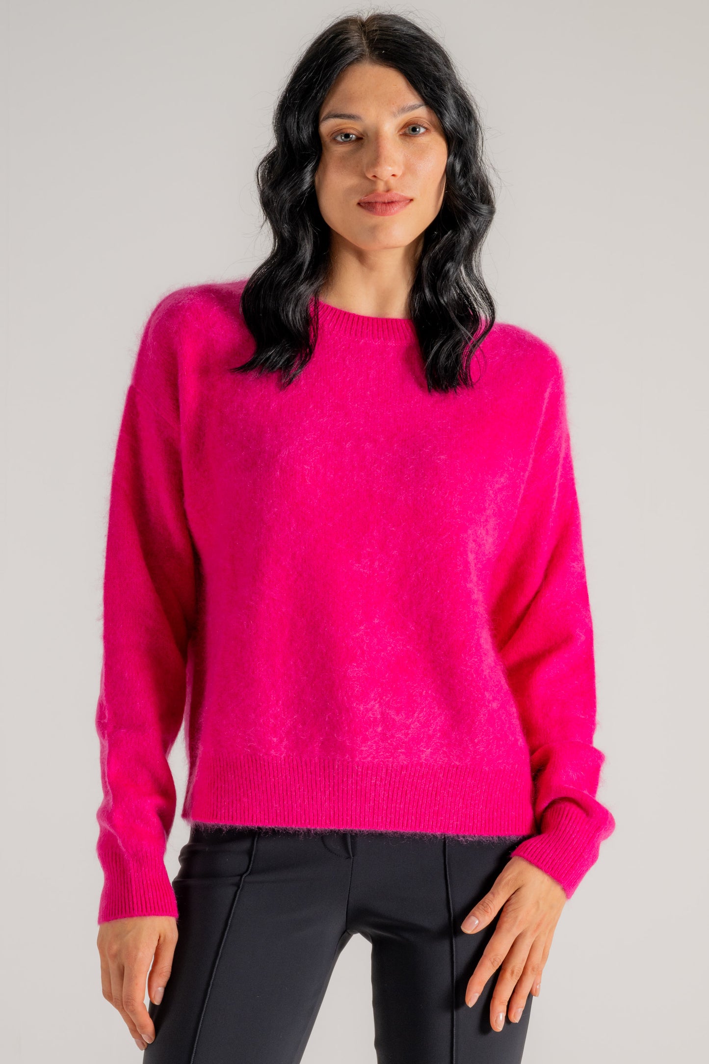  Kujten Maglia Girocollo Rosa Rosa Donna - 1