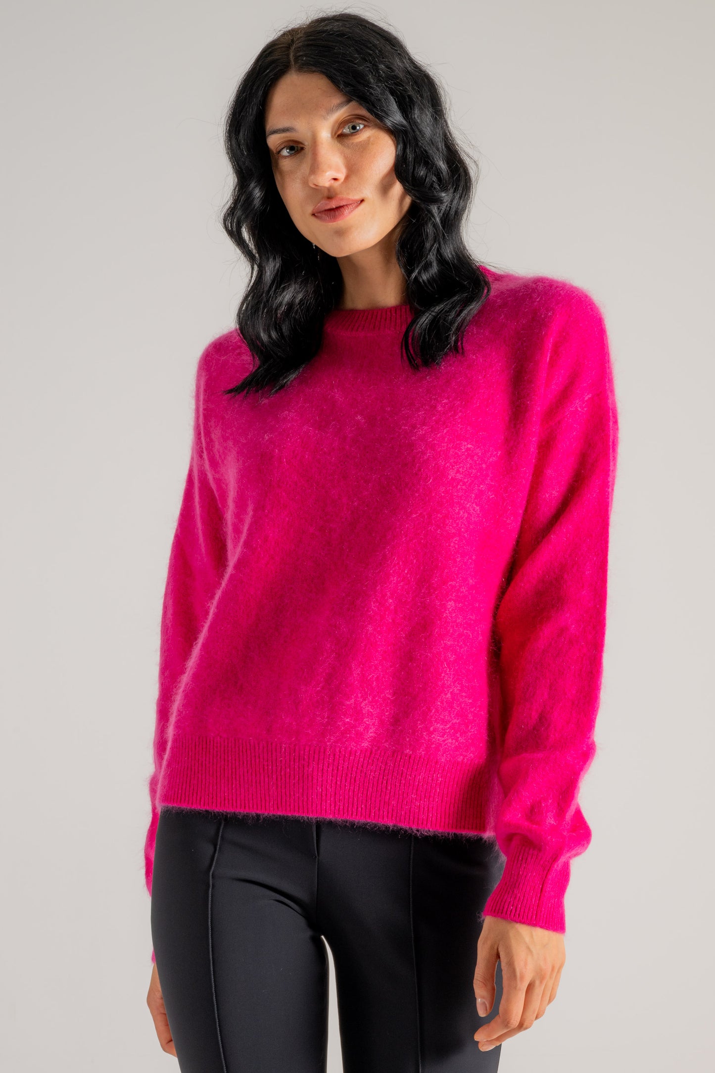  Kujten Maglia Girocollo Rosa Rosa Donna - 2