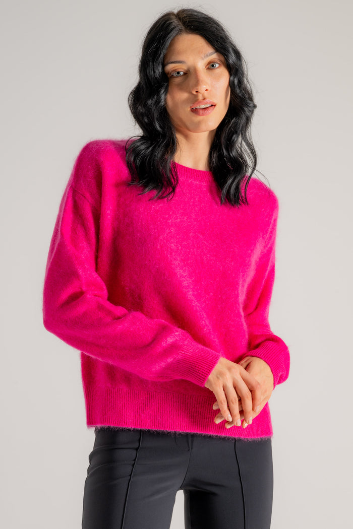  Kujten Maglia Girocollo Rosa Rosa Donna - 3