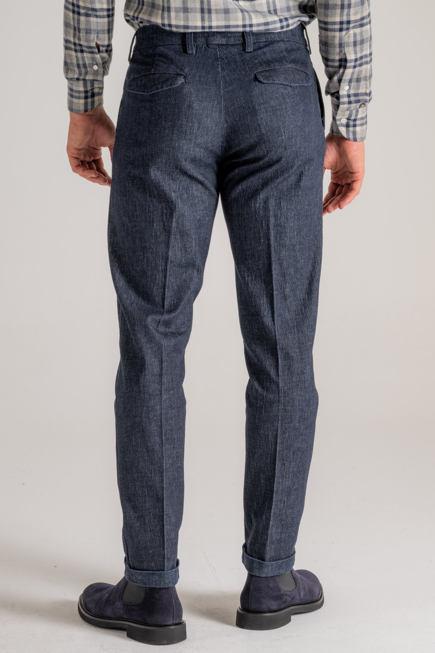  Cruna Pantalone Blu Blu Uomo - 4