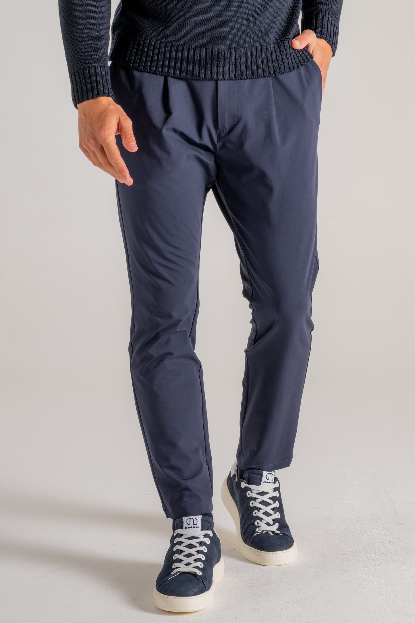  Cruna Pantalone Blu Blu Uomo - 1