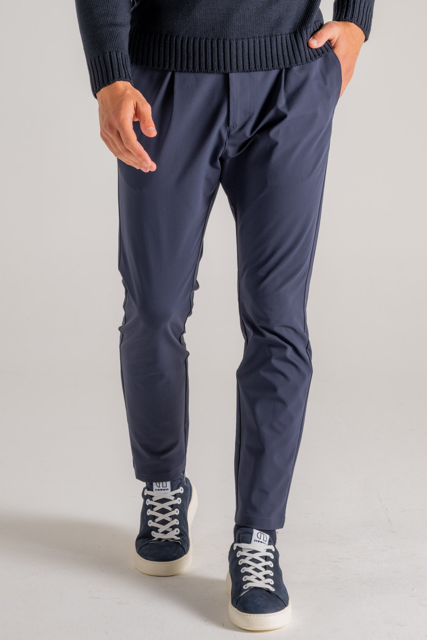  Cruna Pantalone Blu Blu Uomo - 2