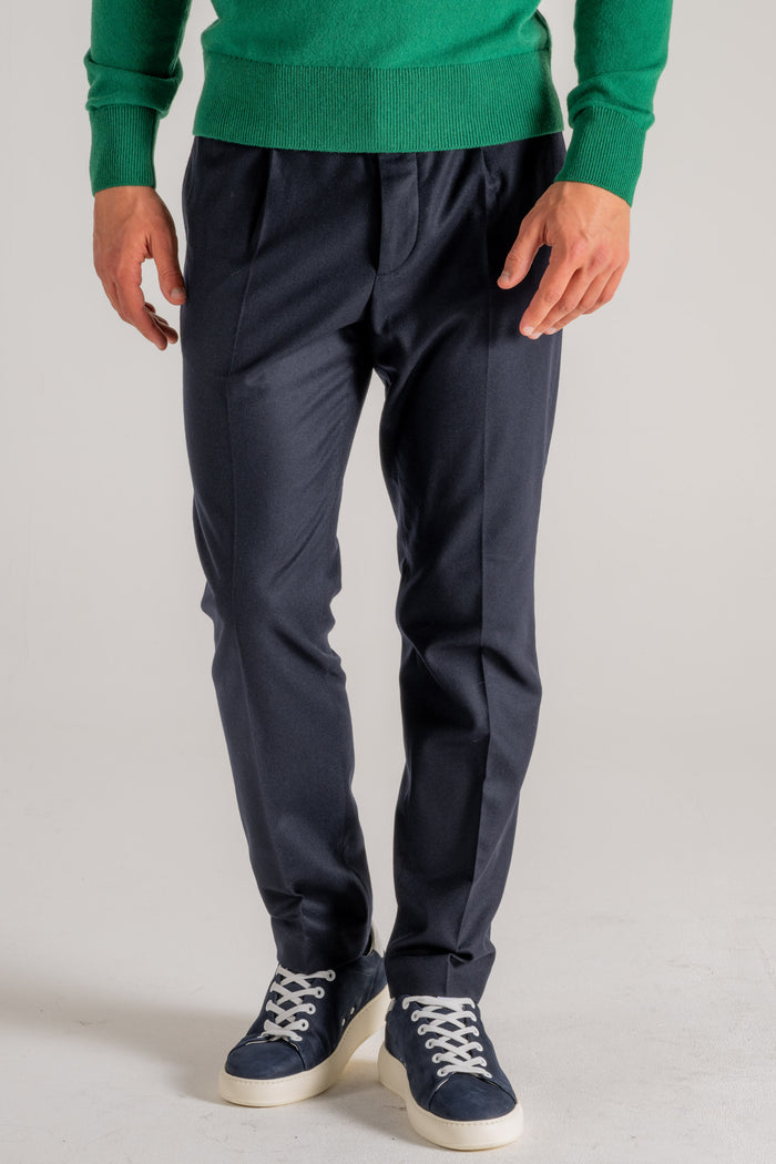 Hindustrie Pantalone New Chino 1p Blu Uomo