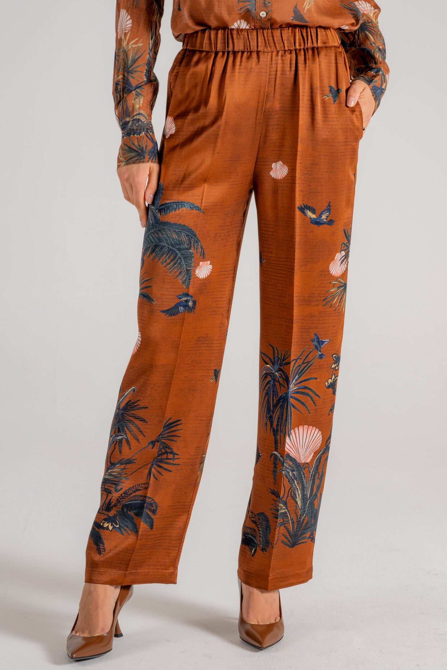  Forte_forte Forte Forte The Sacred Forest Pants Marrone Marrone Donna - 1