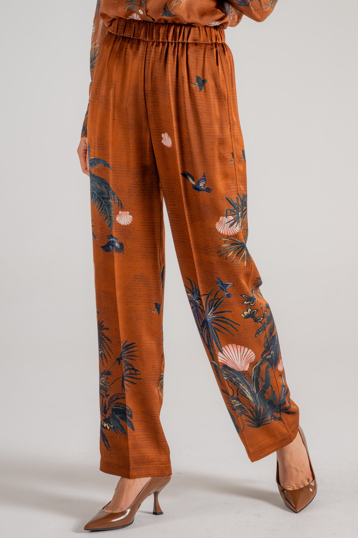  Forte_forte Forte Forte The Sacred Forest Pants Marrone Marrone Donna - 2