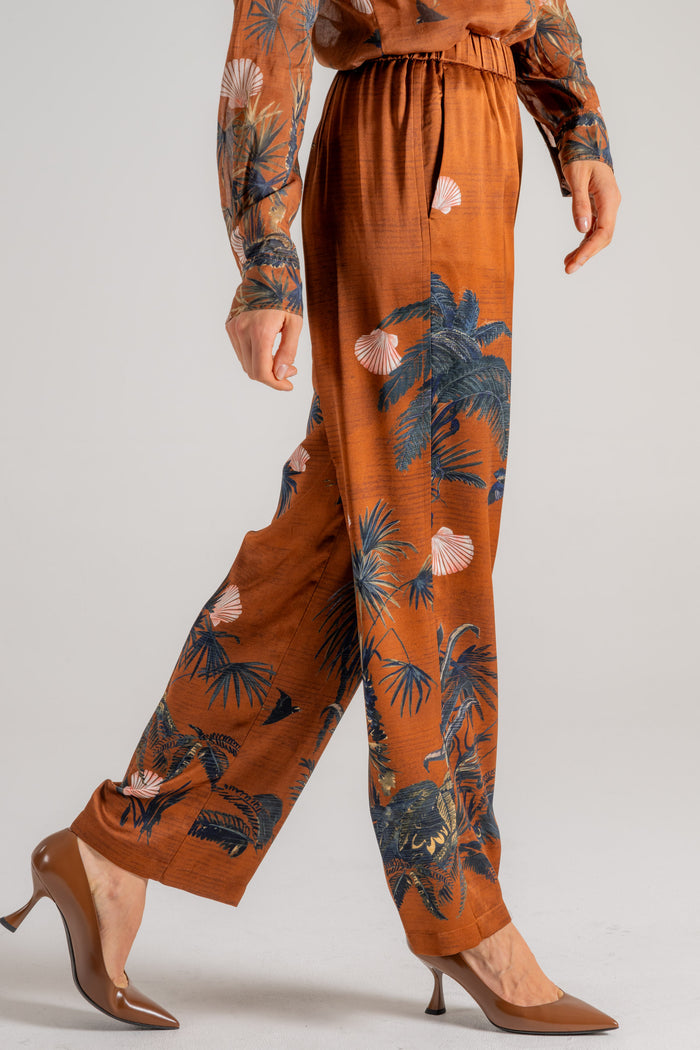  Forte_forte Forte Forte The Sacred Forest Pants Marrone Marrone Donna - 3