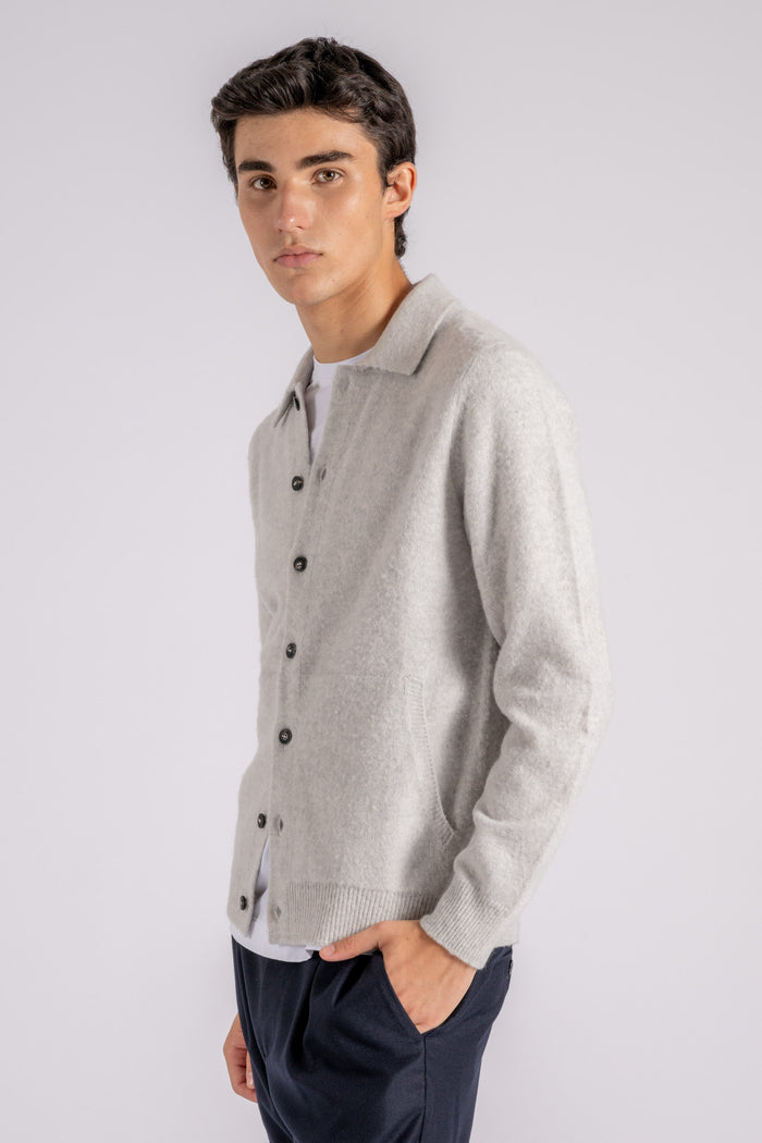 Mauro Ottaviani Jacket in 100% Merino Wool Grey