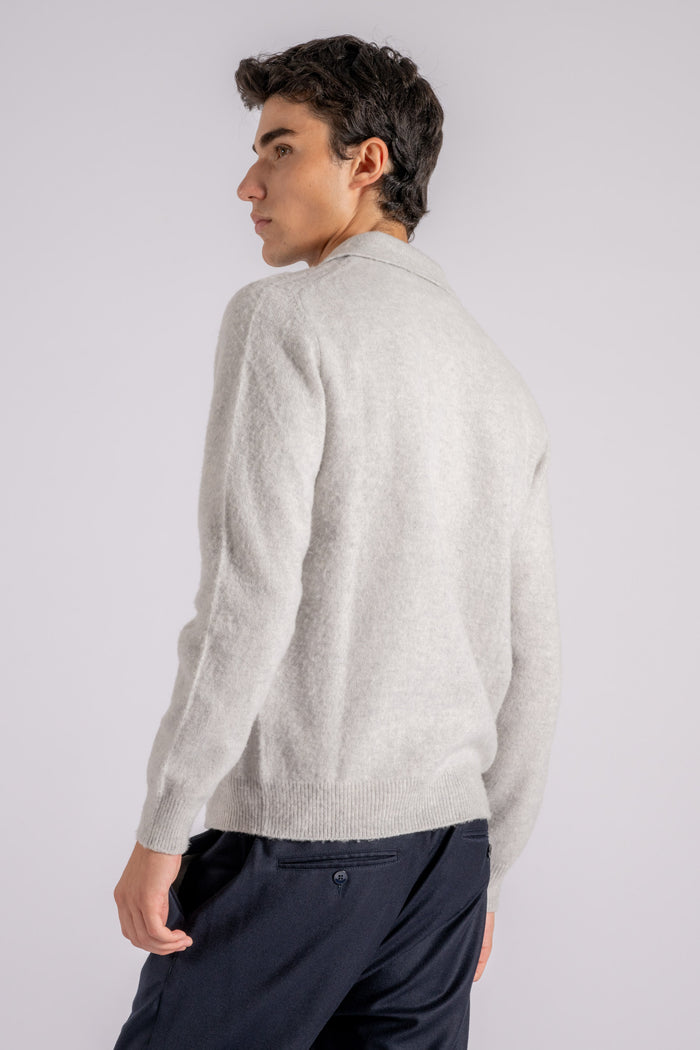 Mauro Ottaviani Jacket in 100% Merino Wool Grey-2