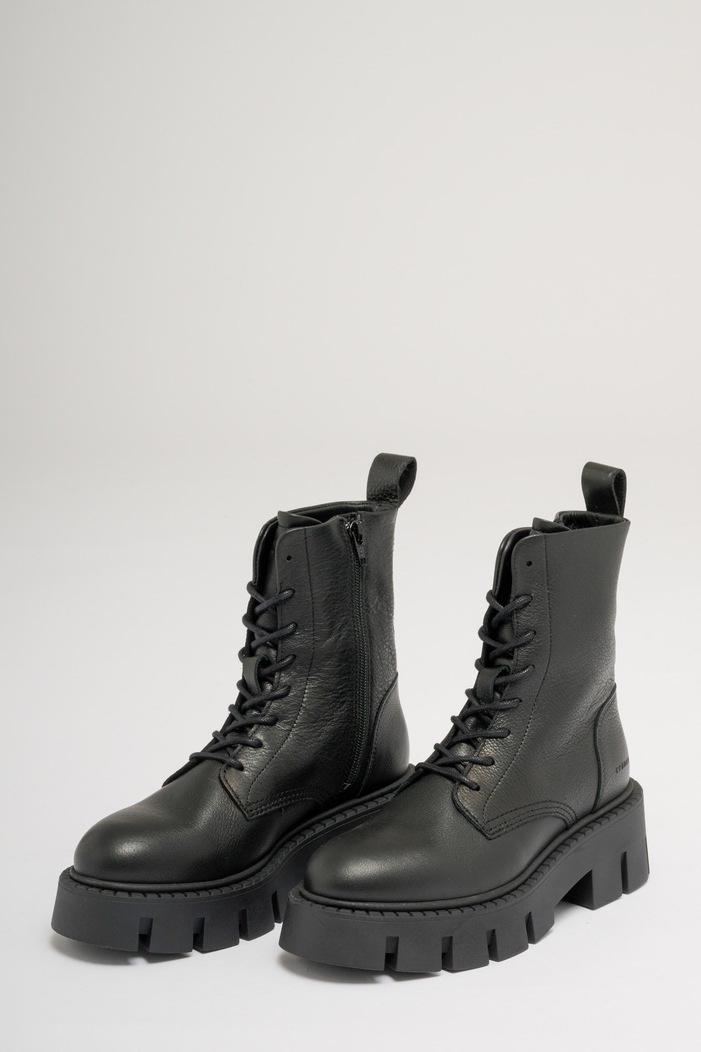  Copenhagen Black Leather Boot Nero Donna - 2