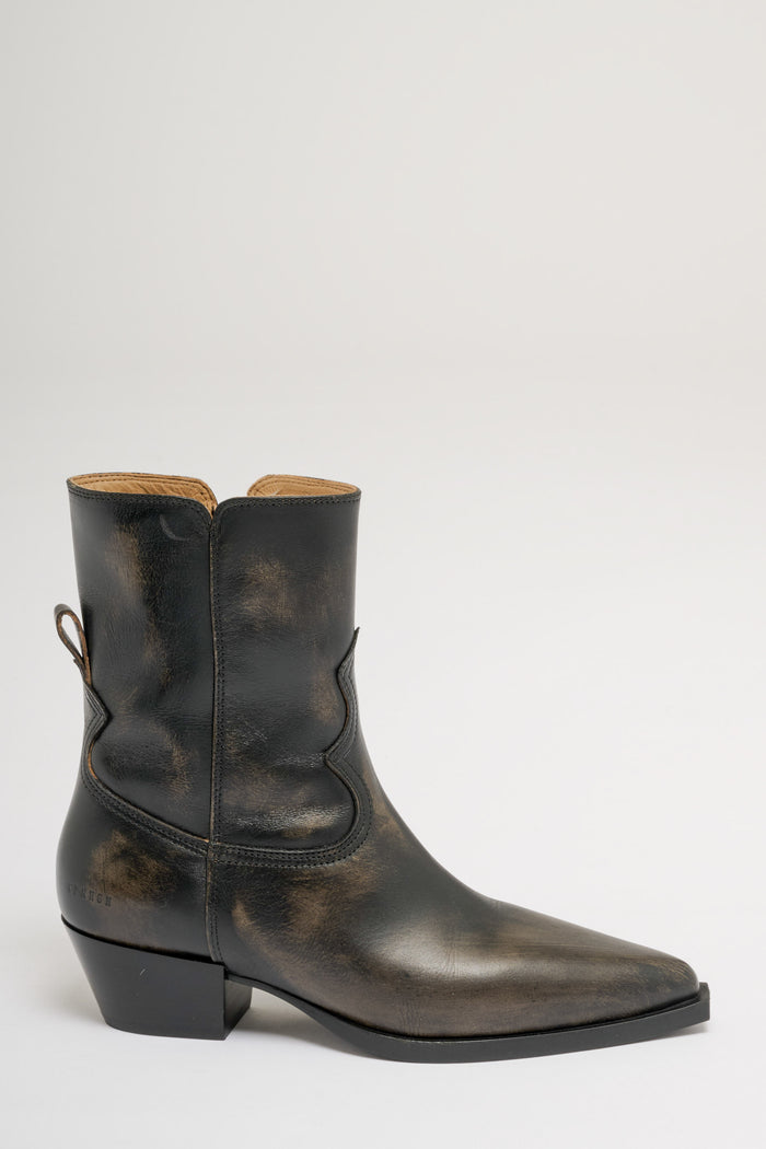 Copenhagen Black Leather Boot