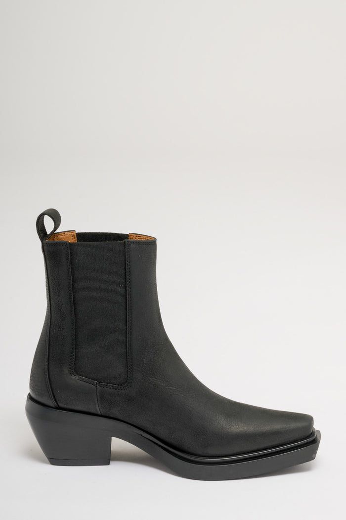 Copenhagen Boot Waxed Nubuck Black