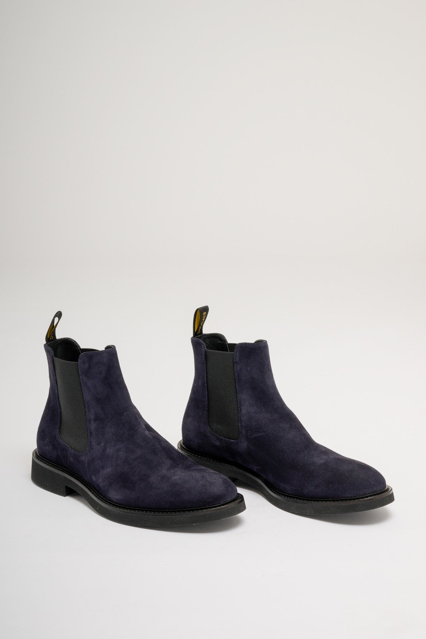  Doucal's Chelsea Boots Blue In Leather Blu Uomo - 3