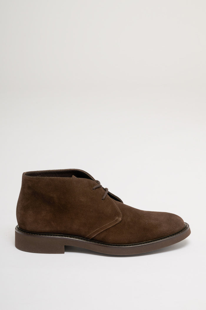 Doucal's Brown Leather Chukka Boots